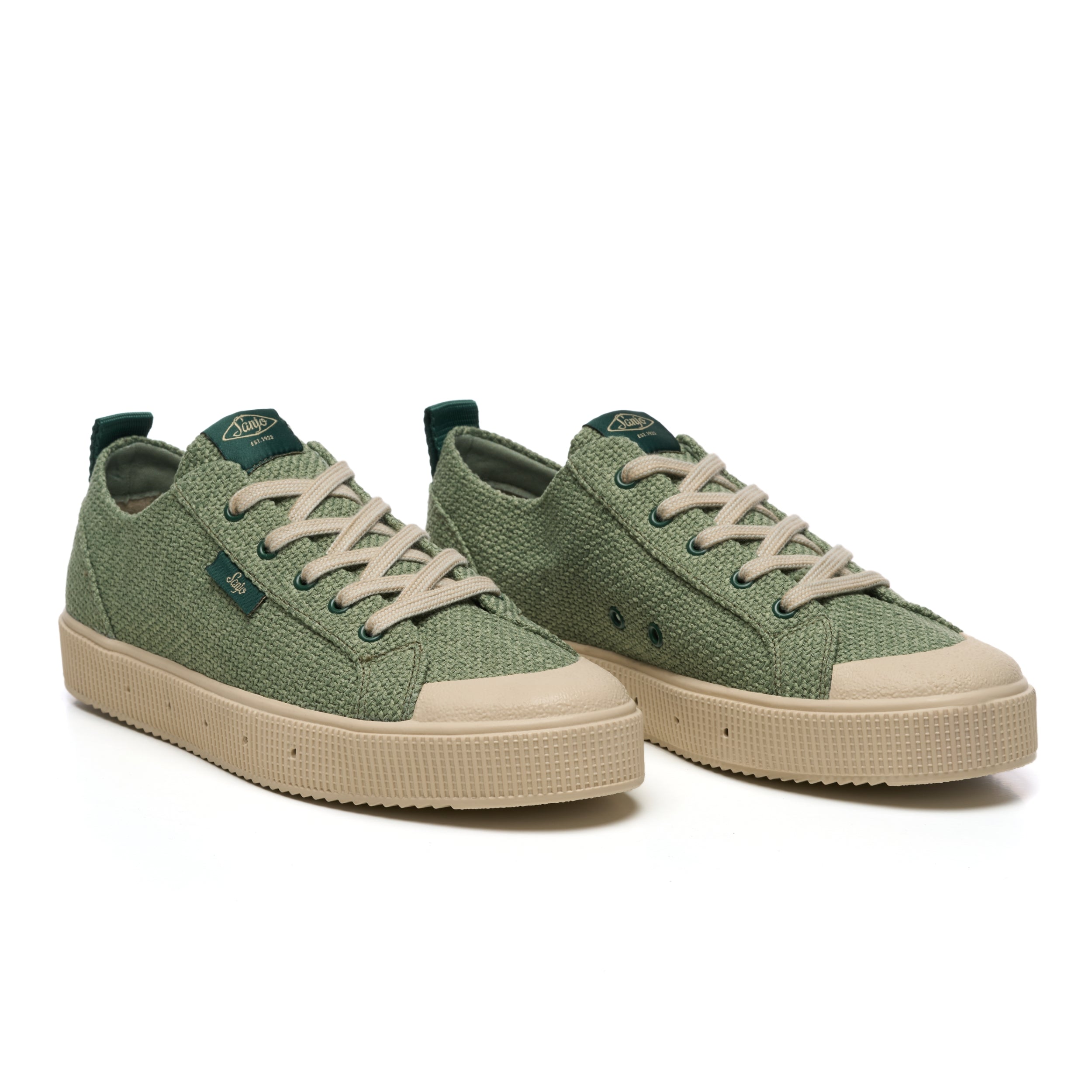 Sapatilhas Sanjo K230 Rustic Thread // Ash Green Verde-2