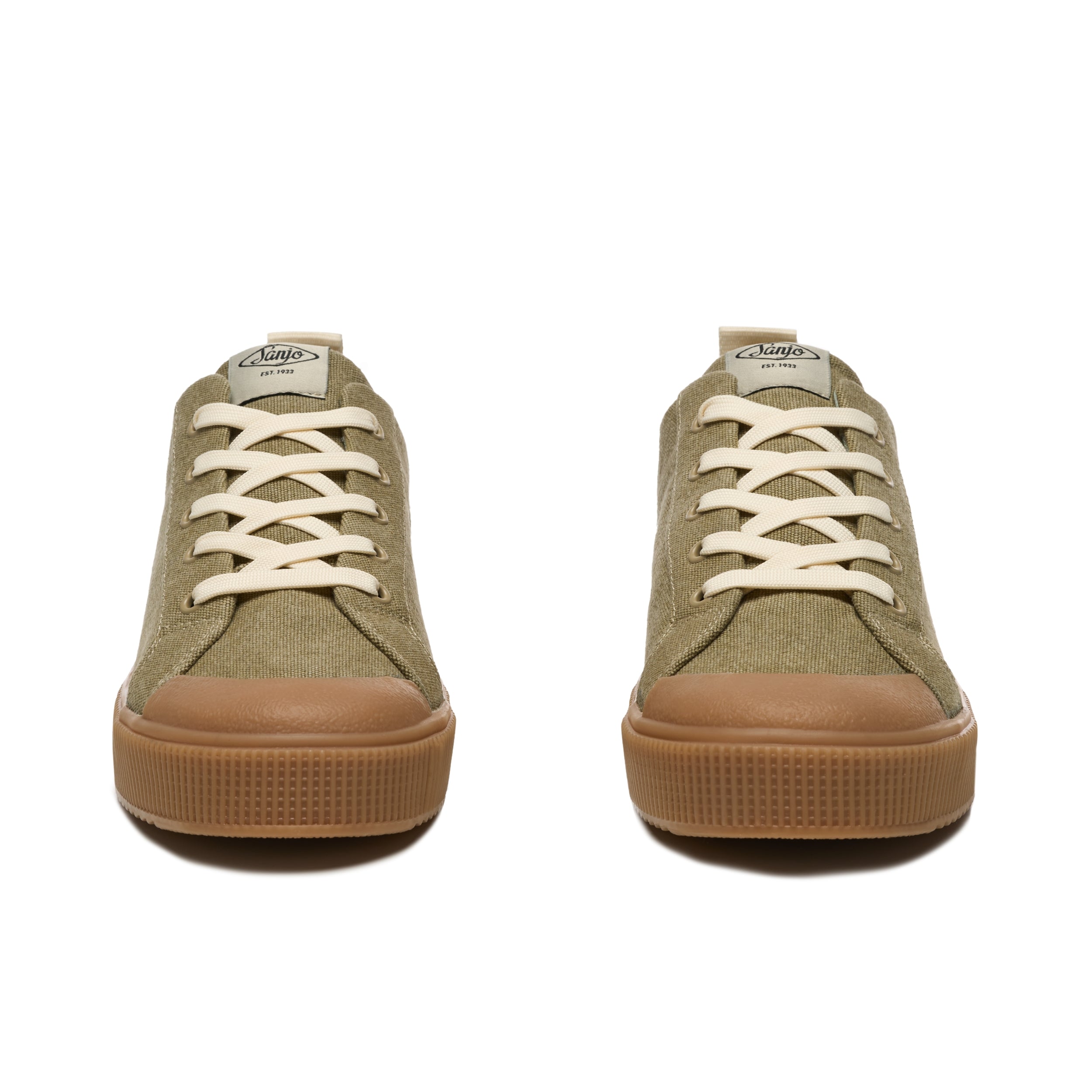 Sapatilhas Sanjo K230 Washed // Kaki Gum Caqui-3