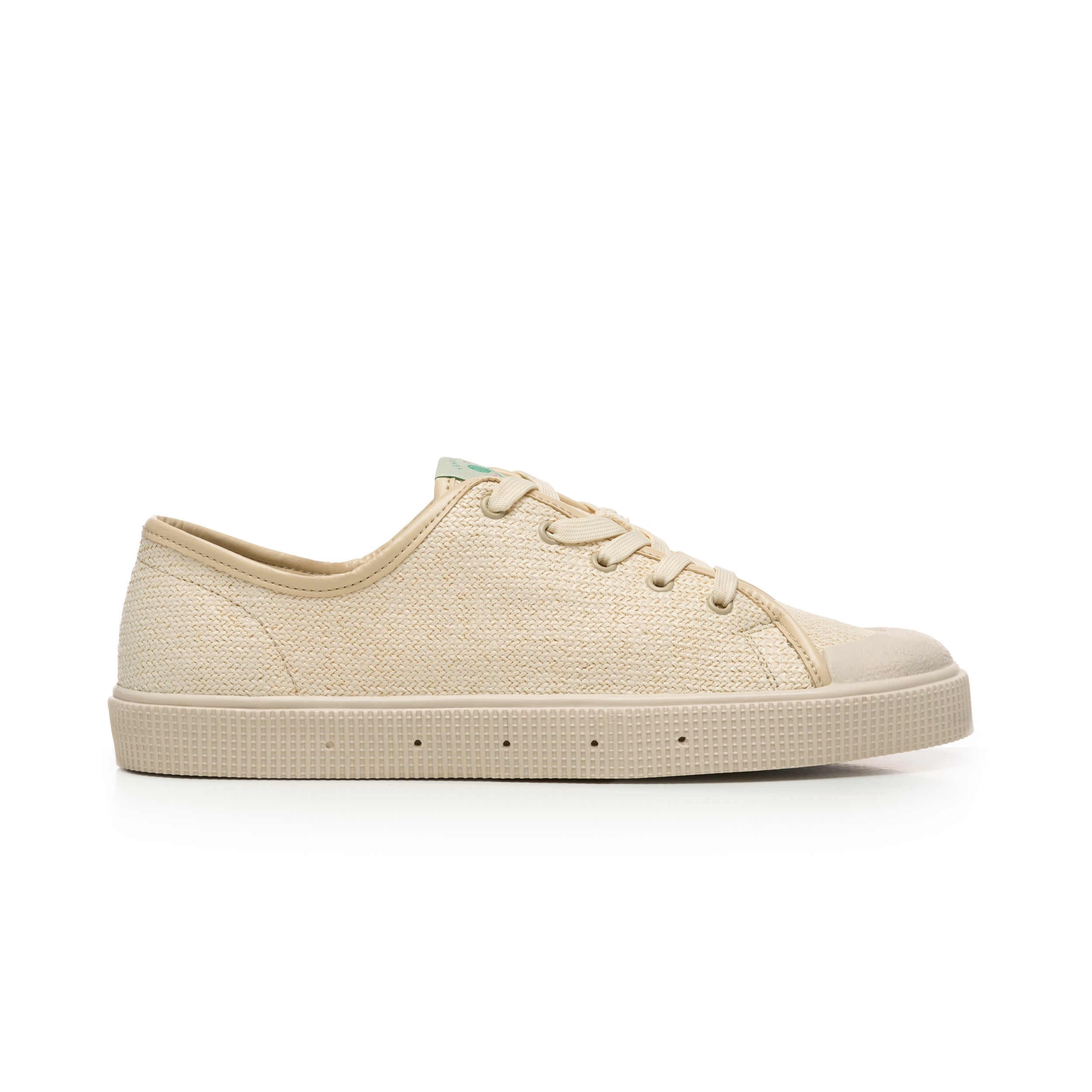 Imagem 0 de Sapatilhas Sanjo STC70 Low Raffia Knitting // Ecru