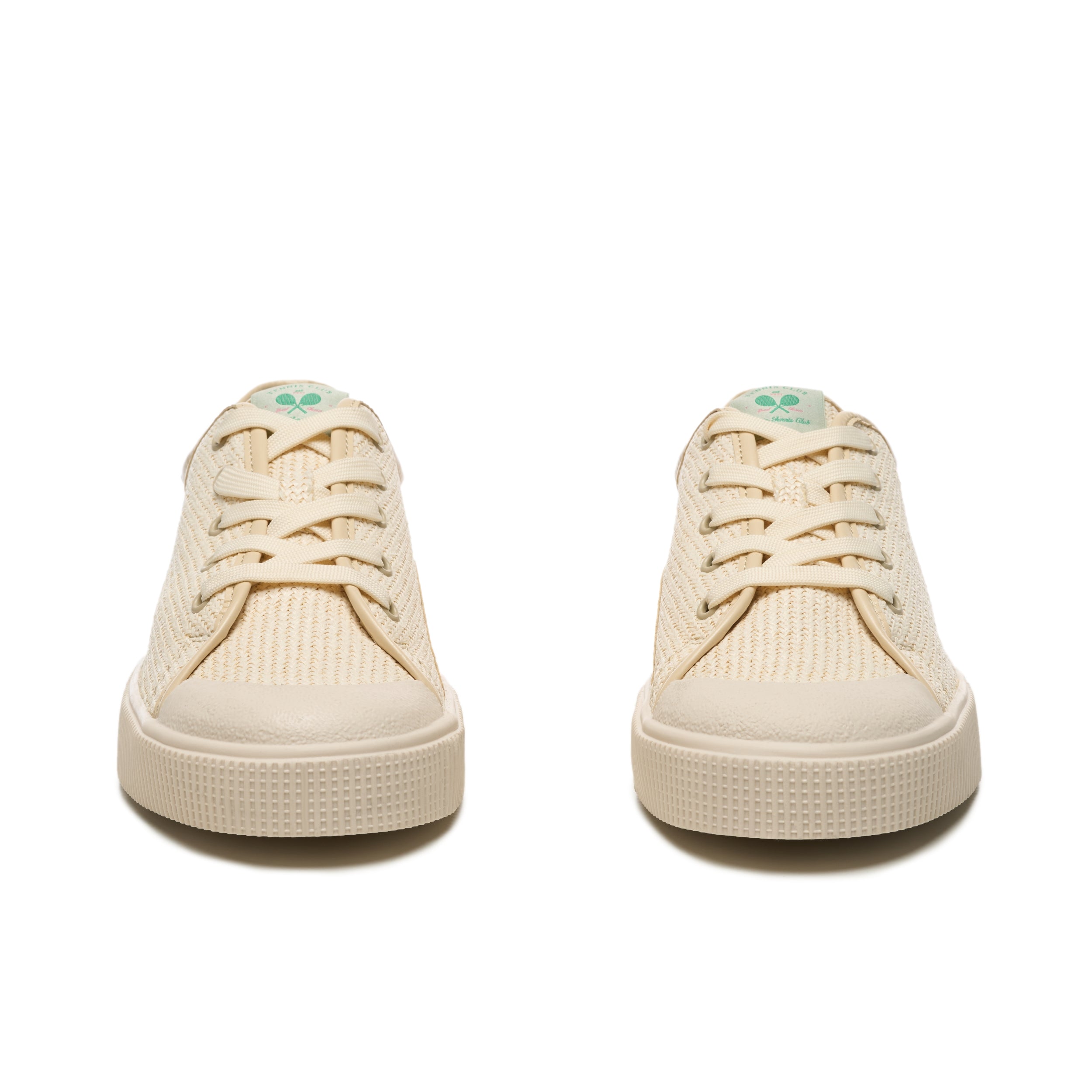 Sapatilhas Sanjo STC70 Low Raffia Knitting // Ecru Cru-3