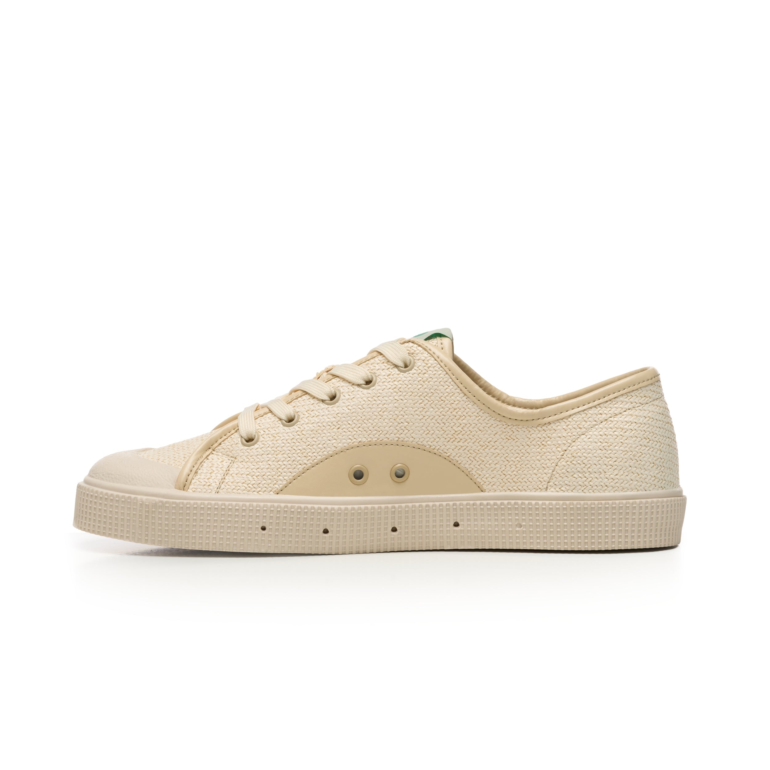 Sapatilhas Sanjo STC70 Low Raffia Knitting // Ecru Cru-4