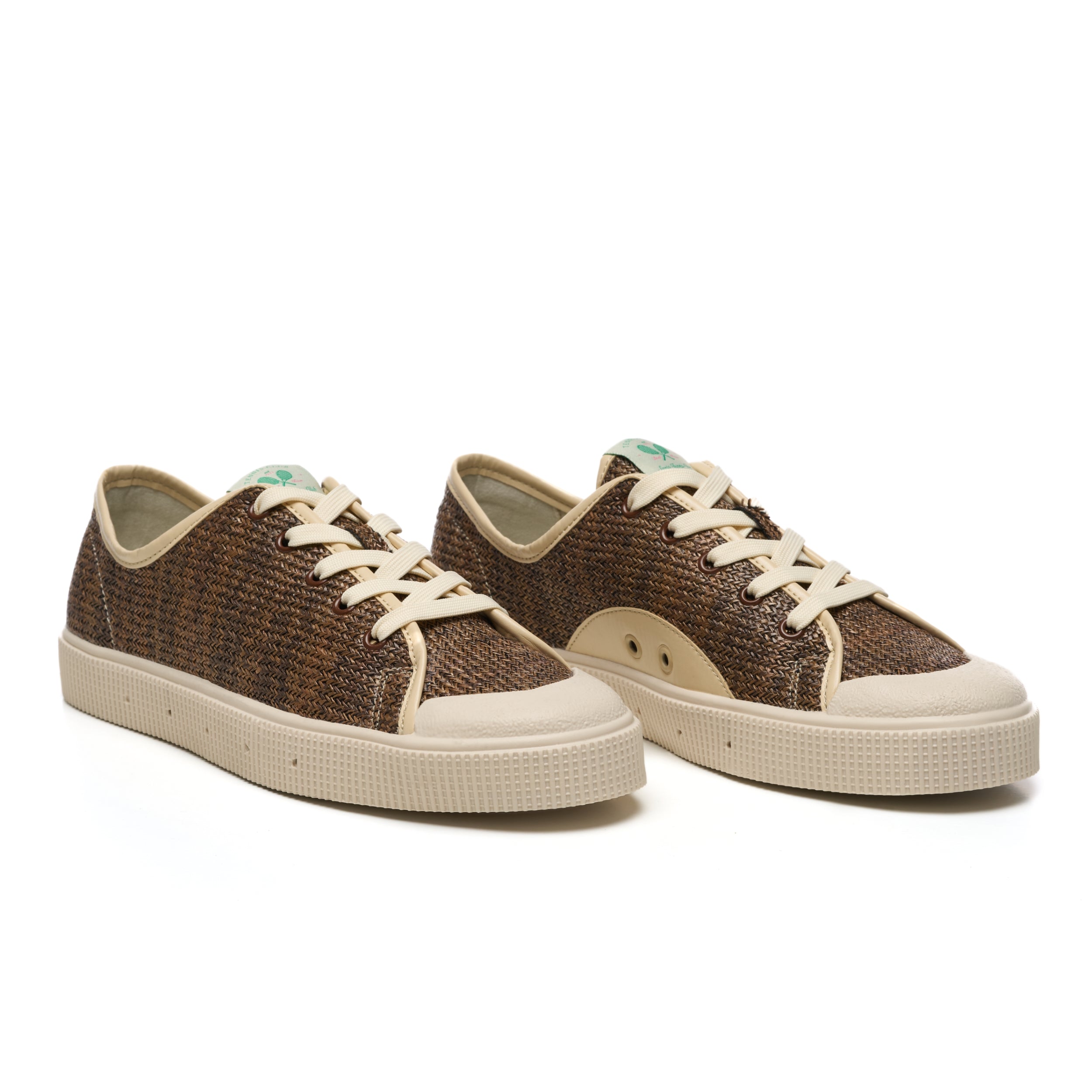 Sapatilhas Sanjo STC70 Low Raffia Knitting // Brown Castanho-2