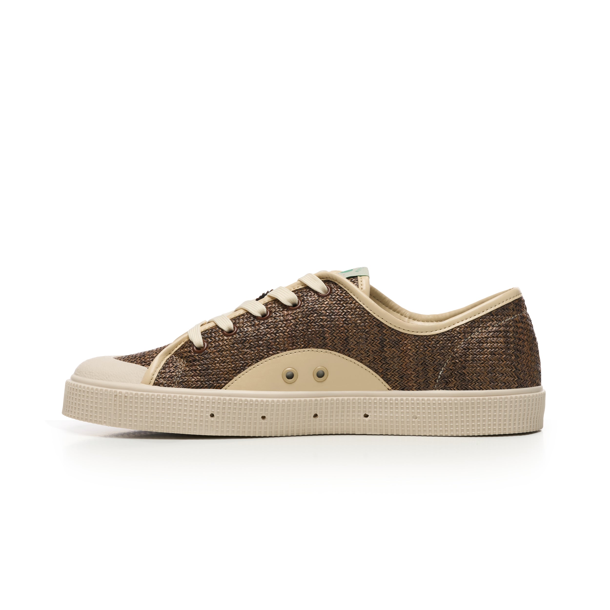 Sapatilhas Sanjo STC70 Low Raffia Knitting // Brown Castanho-4