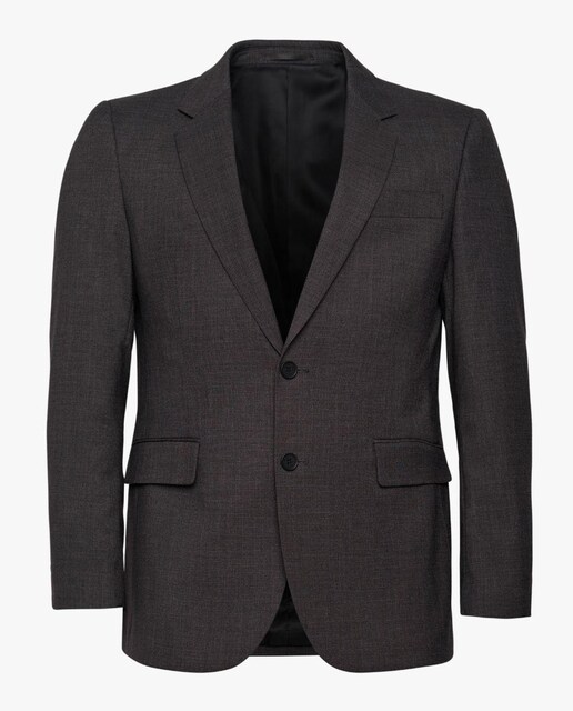 Imagem 0 de Blazer Regular com bolsos frontais e fecho de botões- Castanho-claro