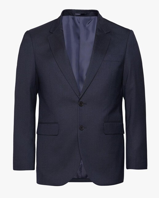 Imagem 0 de Blazer Clássico de Corte Reto com Lapela e Dois Botões