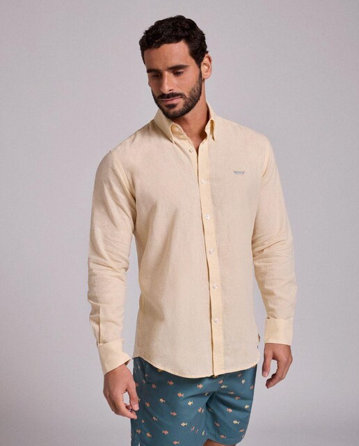 Imagem 0 de Camisa Lisa de Manga Comprida