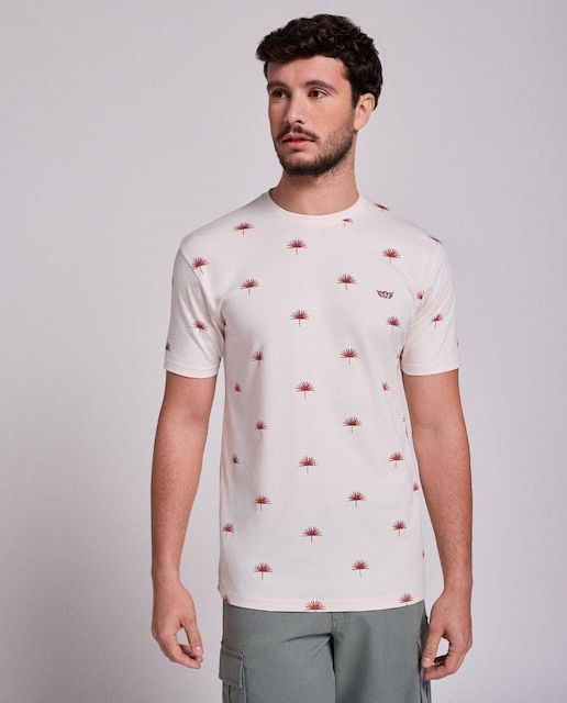 Imagem 0 de T-shirt em Algodão 100% de Manga Curta e Gola Redonda