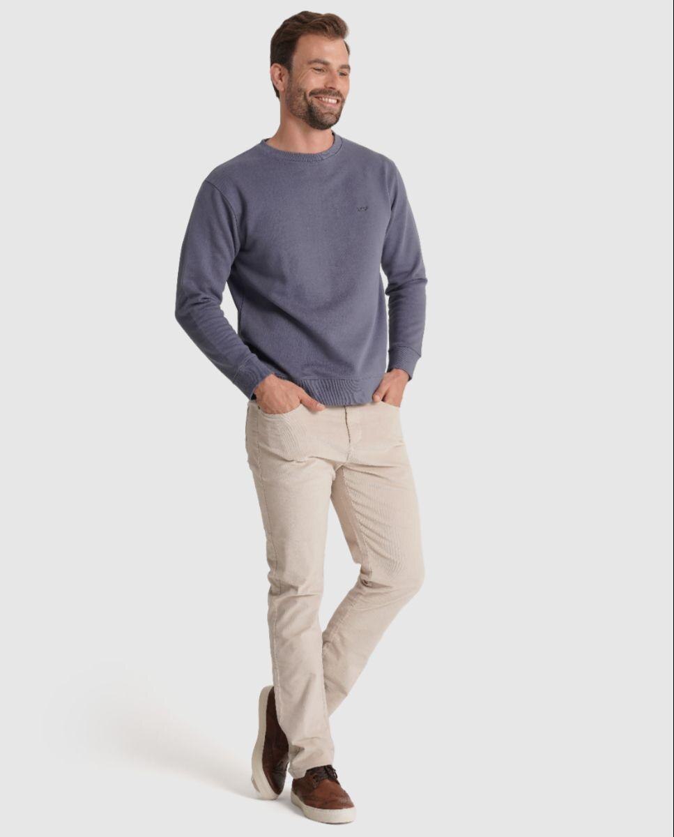 Imagem 0 de Calças Chino de Corte Regular em Creme