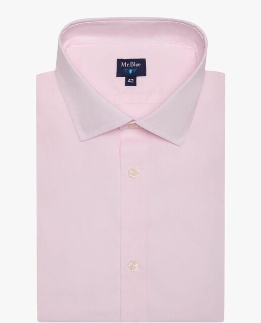 Imagem 0 de Camisa Clássica Rosa 100% Algodão