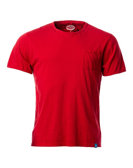 Imagem 0 de T-shirt lisa com bolso em algodão