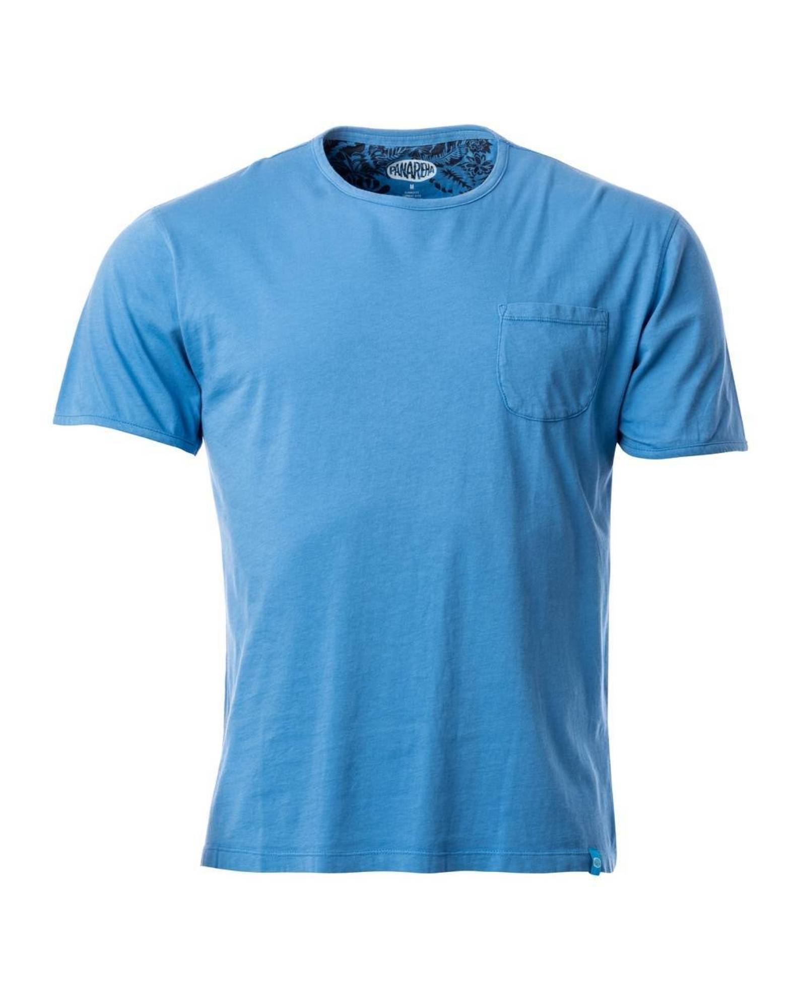 Imagem 0 de T-shirt lisa com bolso em algodão