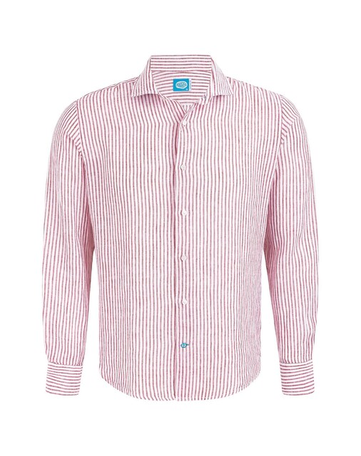 Imagem 0 de Camisa às riscas em linho