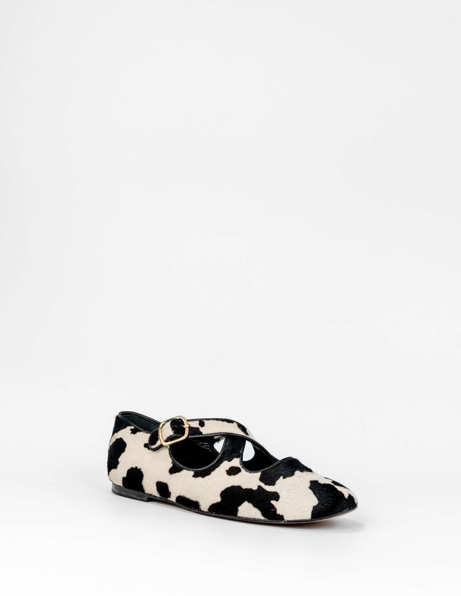 Sapato Raso em Pêlo - Pêlo de Vaca Estampado-2