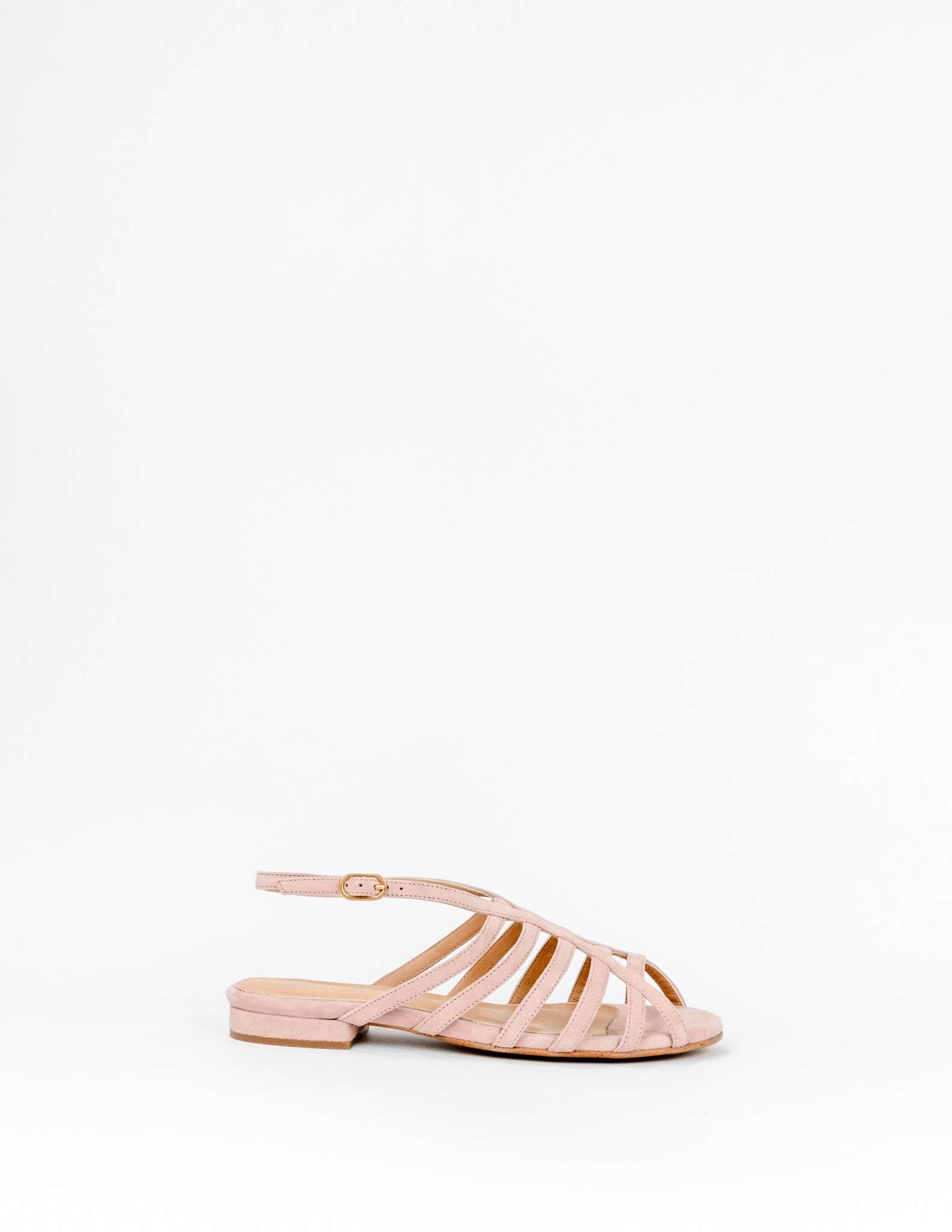 Imagem 0 de Sandálias Rasas em Camurça - Rosa