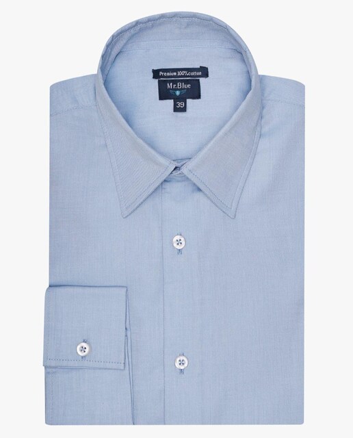 Imagem 0 de Camisa Clássica de Manga Comprida 100% Algodão