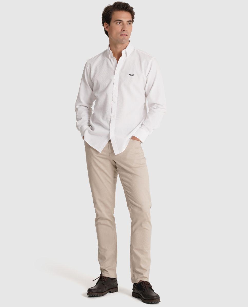 Imagem 0 de Camisa Lisa de Manga Comprida com Logotipo