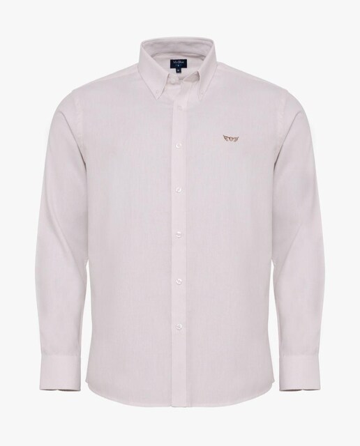 Imagem 0 de Camisa Lisa de Manga Comprida 100% Algodão