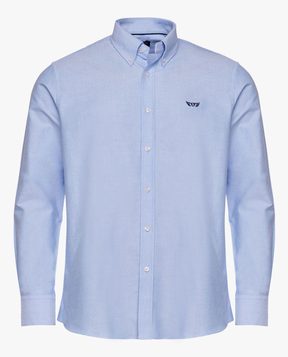 Imagem 0 de Camisa Lisa de Manga Comprida em Algodão 100%