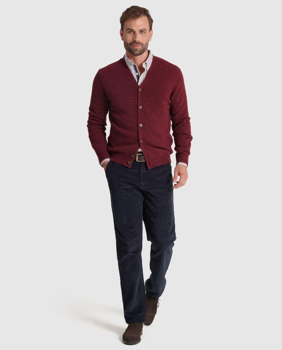 Imagem 0 de Cardigan em Malha de Manga Comprida com Fecho de Botões Frontal