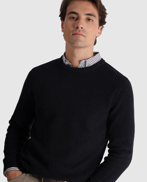 Imagem 0 de Camisola de Malha com Gola Redonda