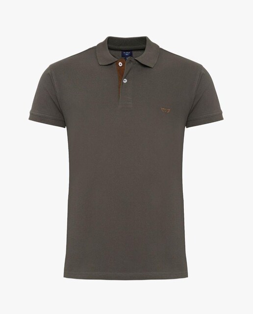 Imagem 0 de Polo de Manga Curta com Logo Bordado