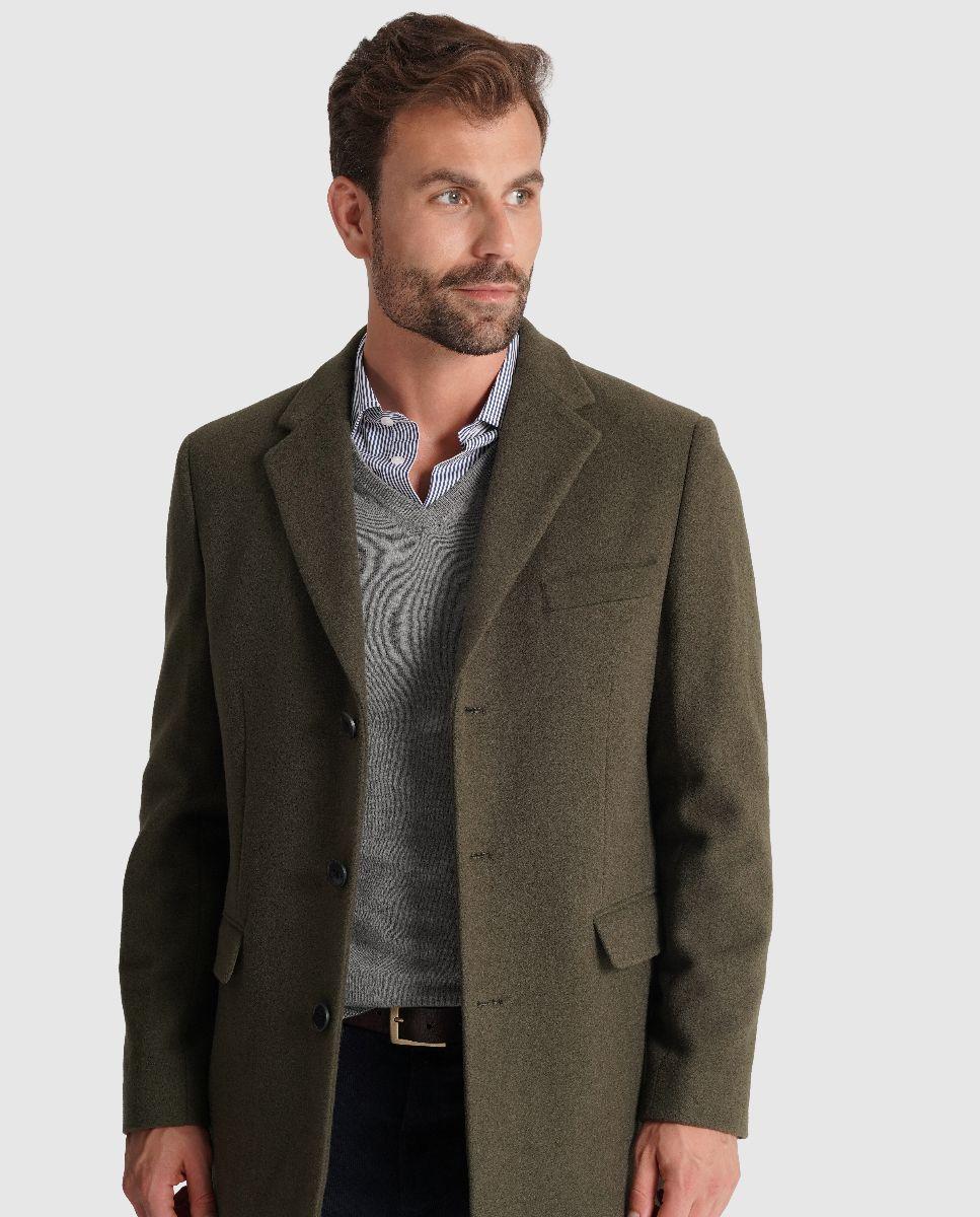 Imagem 0 de Sobretudo com Fecho de Botões e Bolsos Laterais