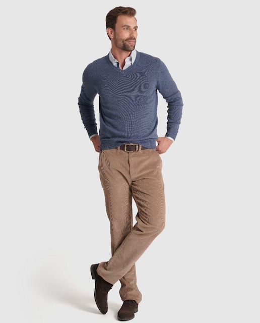 Imagem 0 de Camisola de Malha com Gola em V