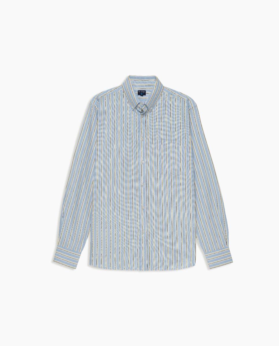 Imagem 0 de Camisa Às Riscas e Corte Regular