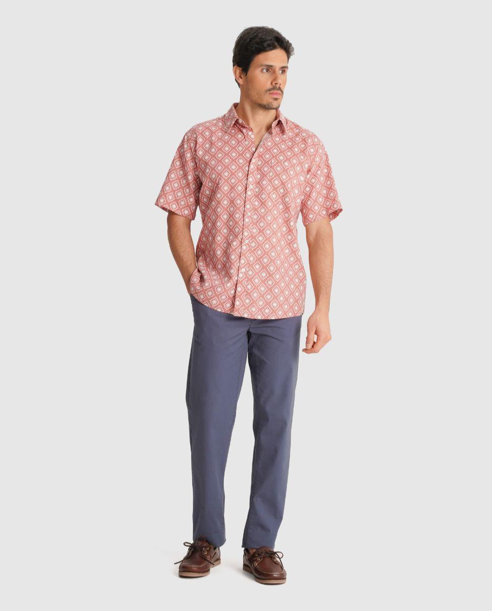 Imagem 0 de Camisa com Linho e Corte Regular