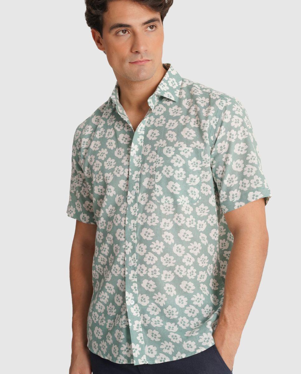 Imagem 0 de Camisa de Linho com Corte Regular