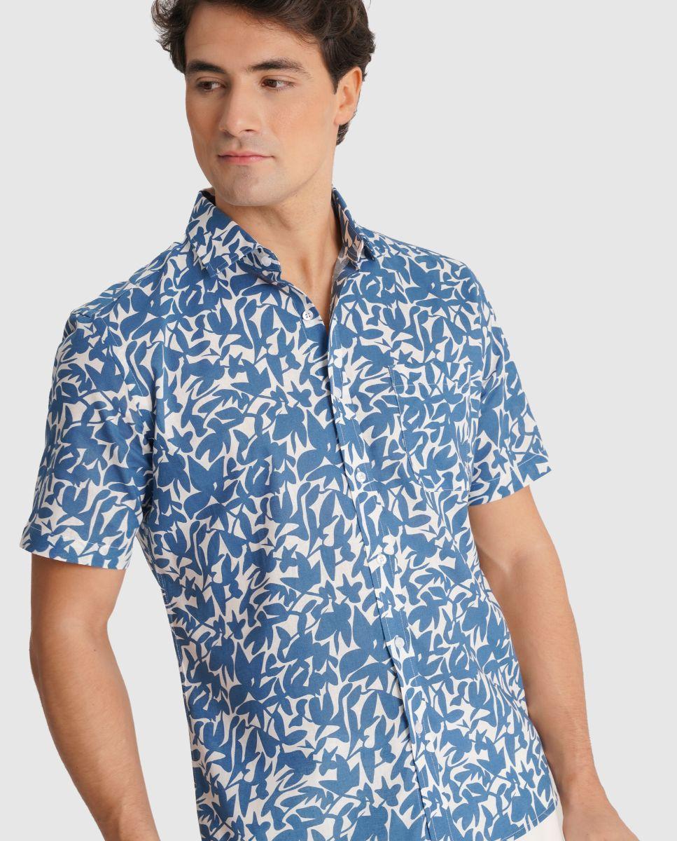 Imagem 0 de Camisa de Linho com Corte Regular