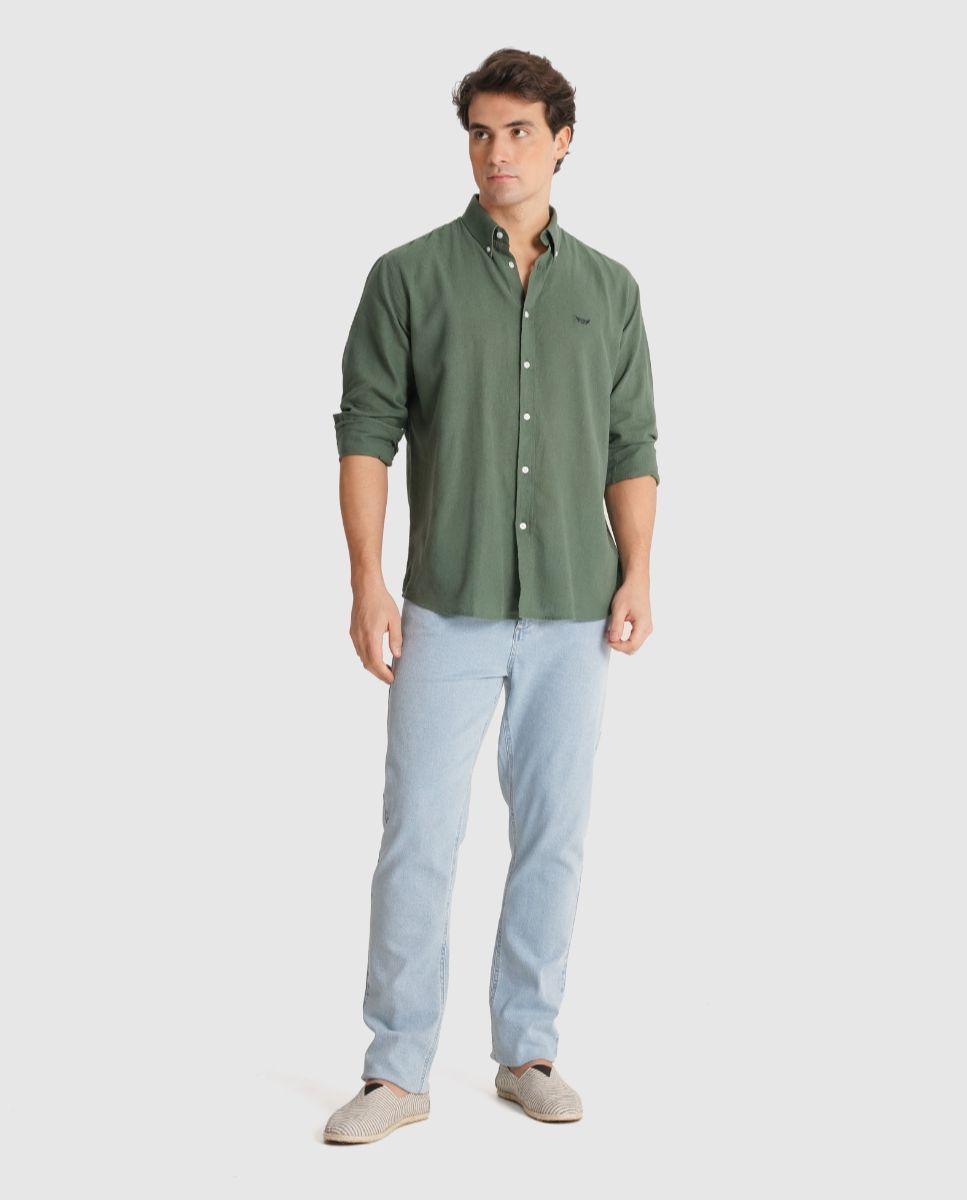 Imagem 0 de Camisa de Linho com Corte Regular