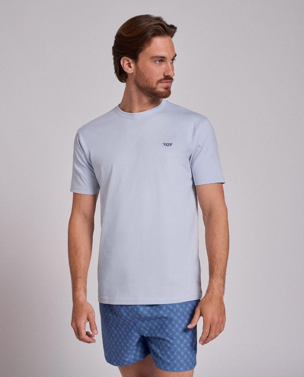 Imagem 0 de T-shirt de Manga Curta e Gola Redonda