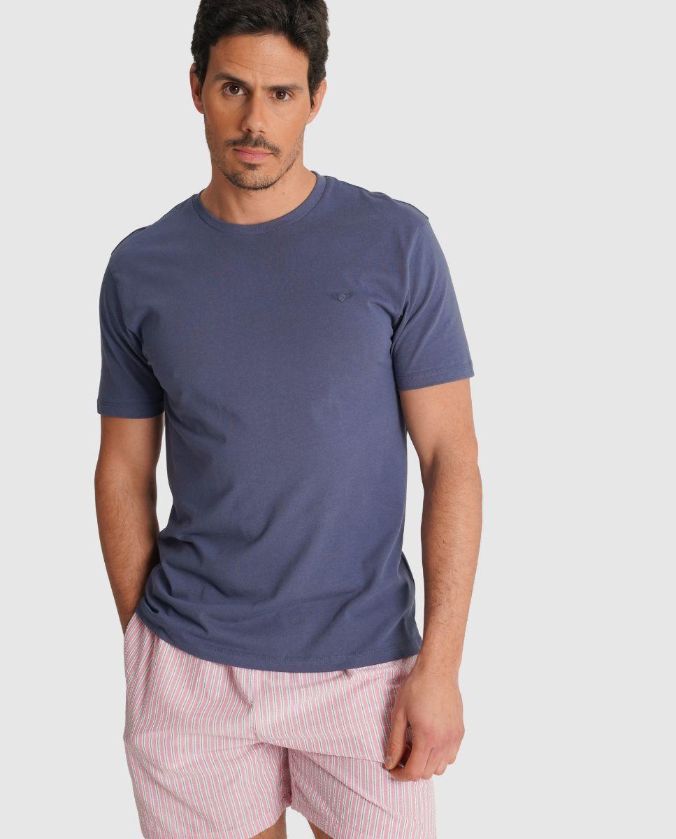 Imagem 0 de T-shirt de Manga Curta e Gola Redonda