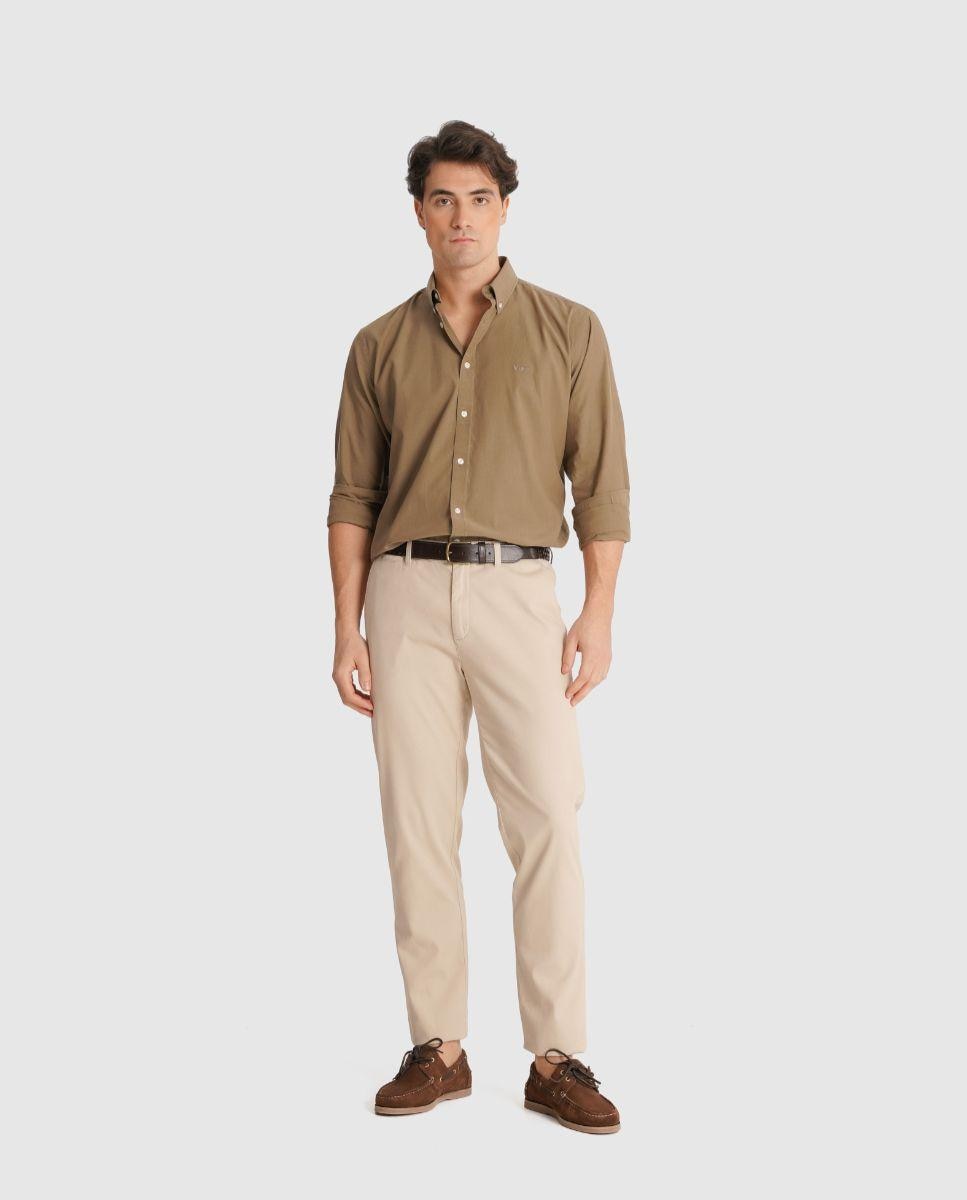 Imagem 0 de Calças Chino de Corte Regular