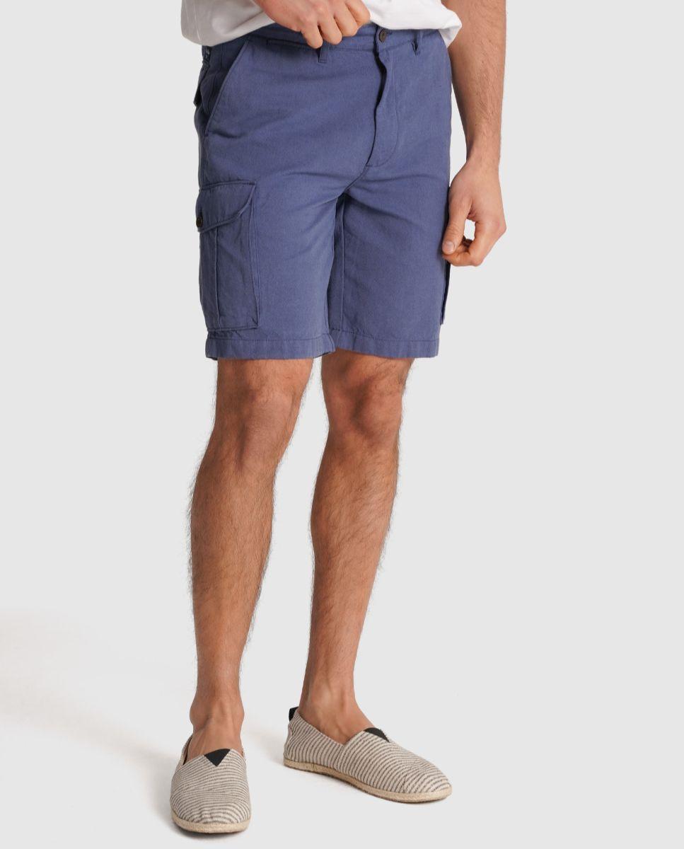 Imagem 0 de Bermudas com Bolsos Cargo de Corte Regular