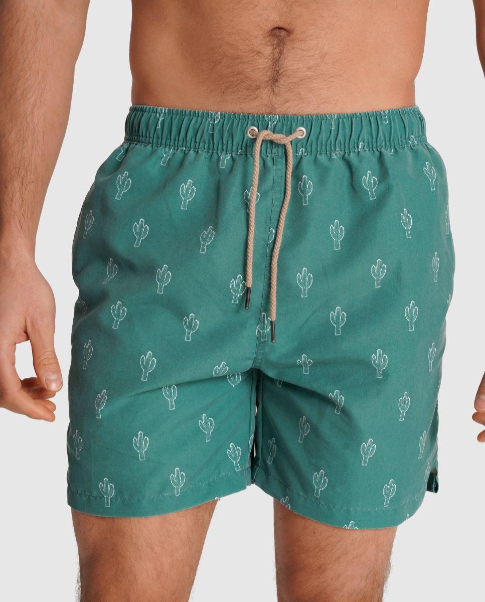 Imagem 0 de Fato de Banho com Cintura Elástica e Bolso Posterior