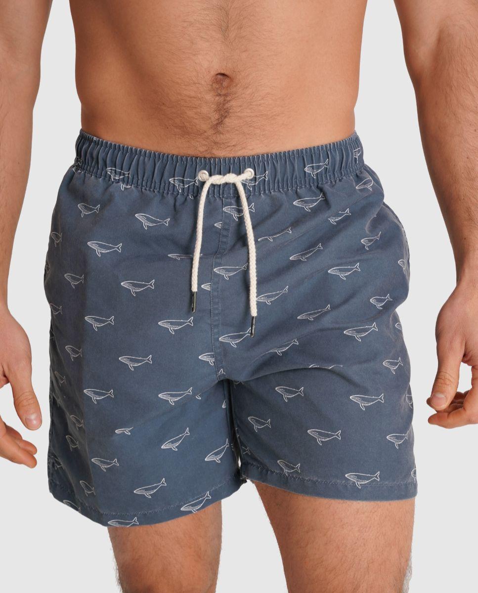 Imagem 0 de Fato de Banho com Cintura Elástica e Bolso Posterior