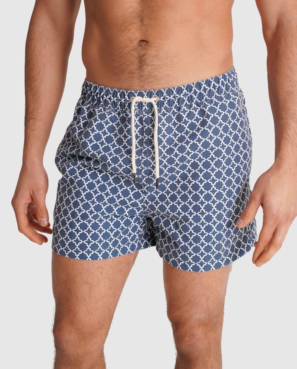 Imagem 0 de Fato de Banho com Cintura Elástica e Ajuste de Cordões