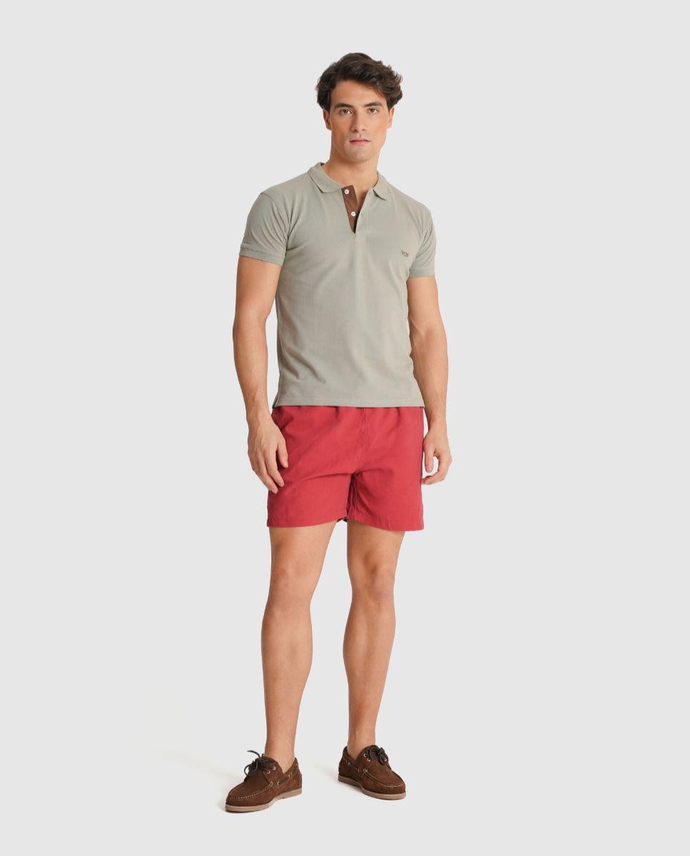 Imagem 0 de Fato de Banho de Bermuda com Ajuste de Cordões