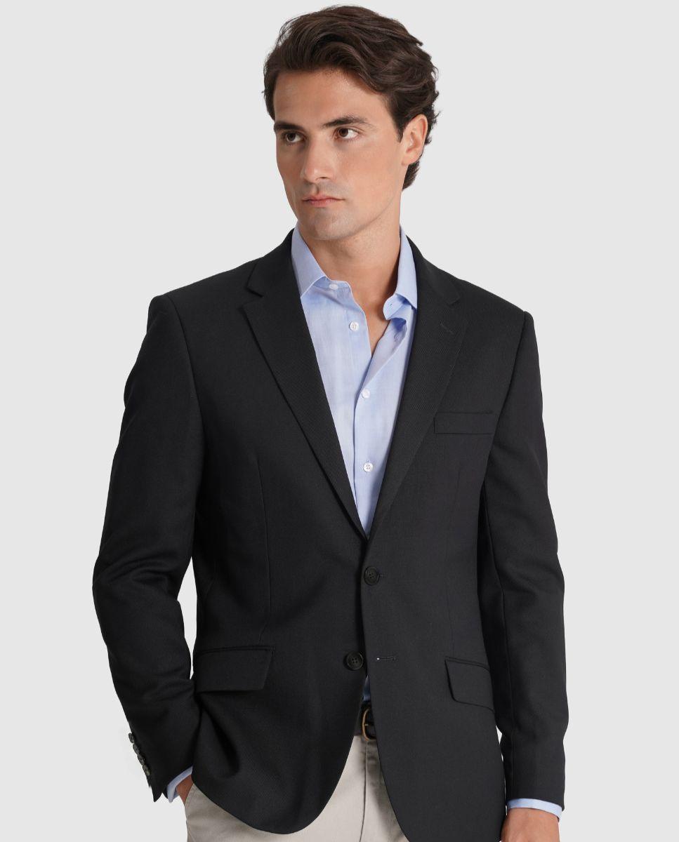 Imagem 0 de Blazer com Abotonaduras nos Punhos e Corte Regular