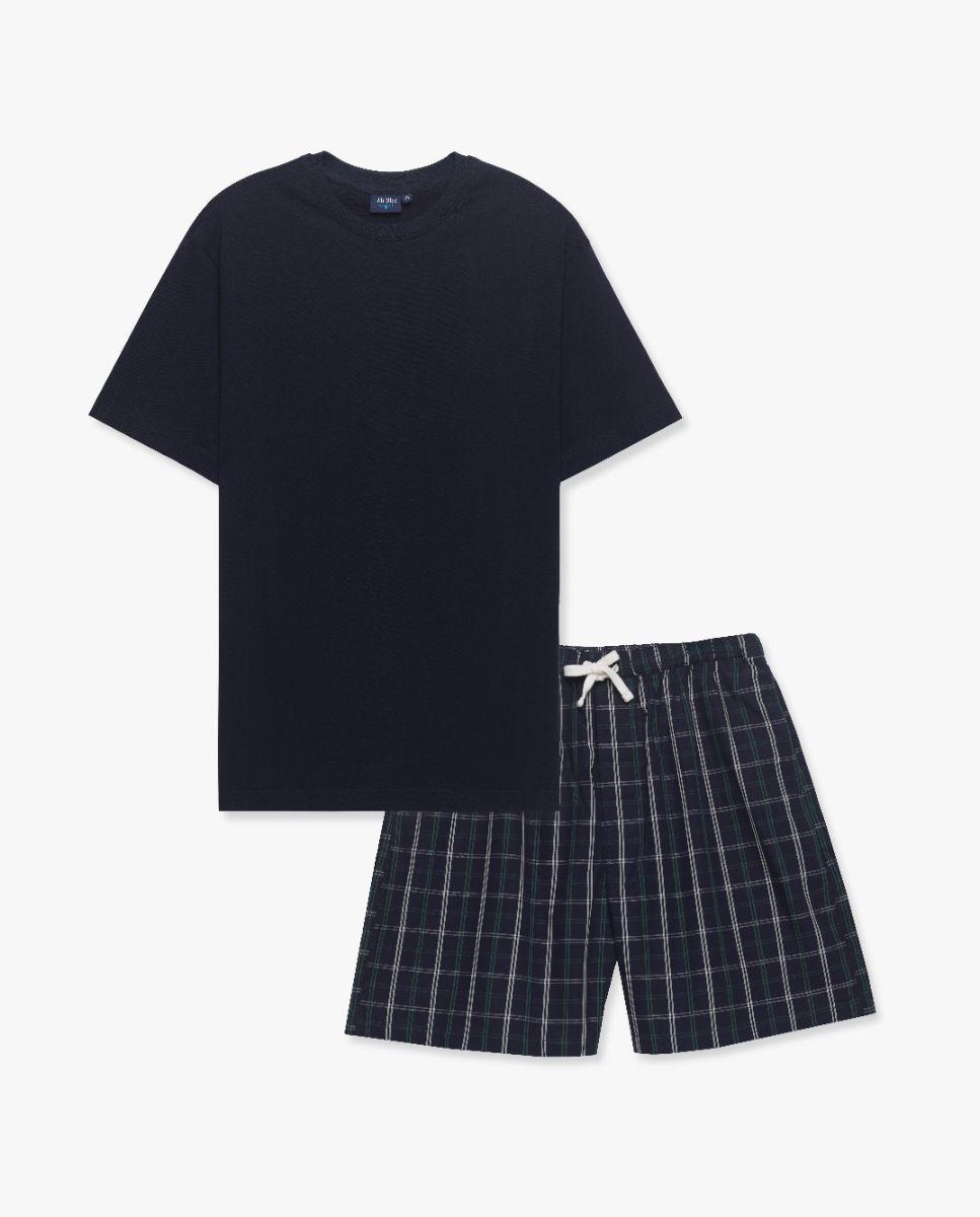 Imagem 0 de Pijama Curto com Calças Aos Quadrados