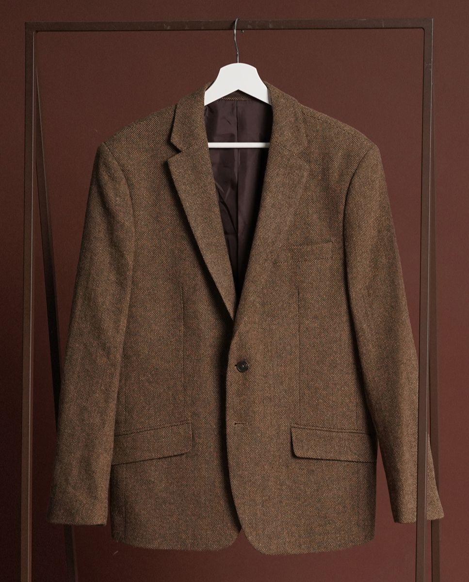 Imagem 0 de Blazer lã amarelo liso