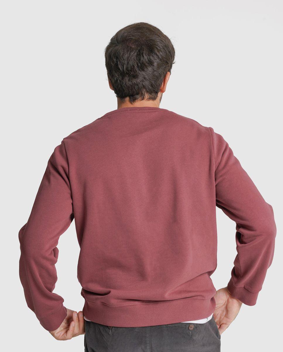 Hoodie algodão rosa liso Rosa-2