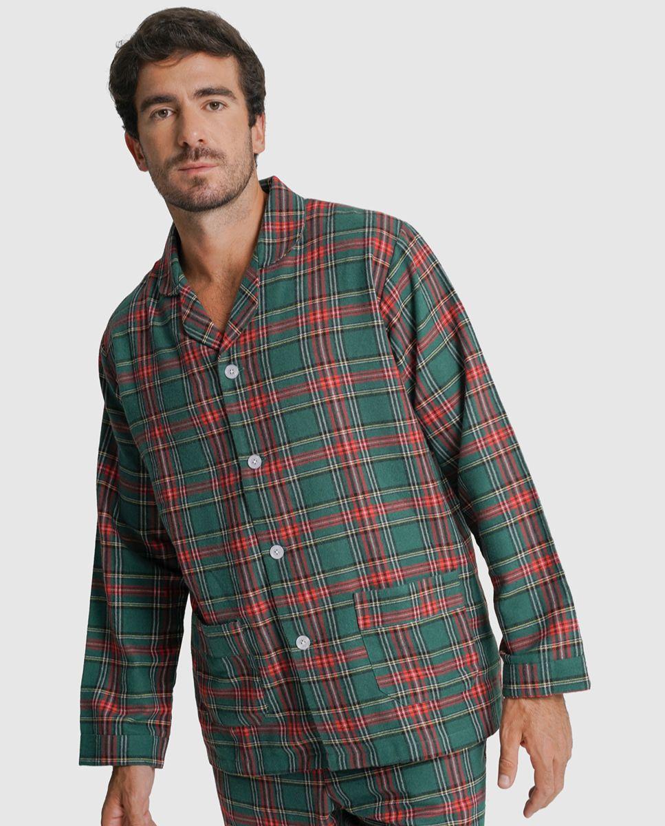 Imagem 0 de Pijama algodão classic fit bordeaux quadrado