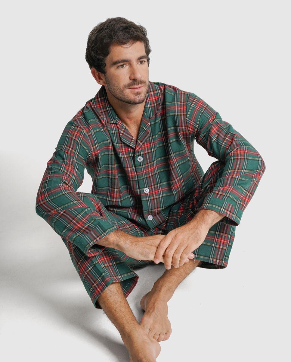 Pijama algodão classic fit bordeaux quadrado Bordeaux-2