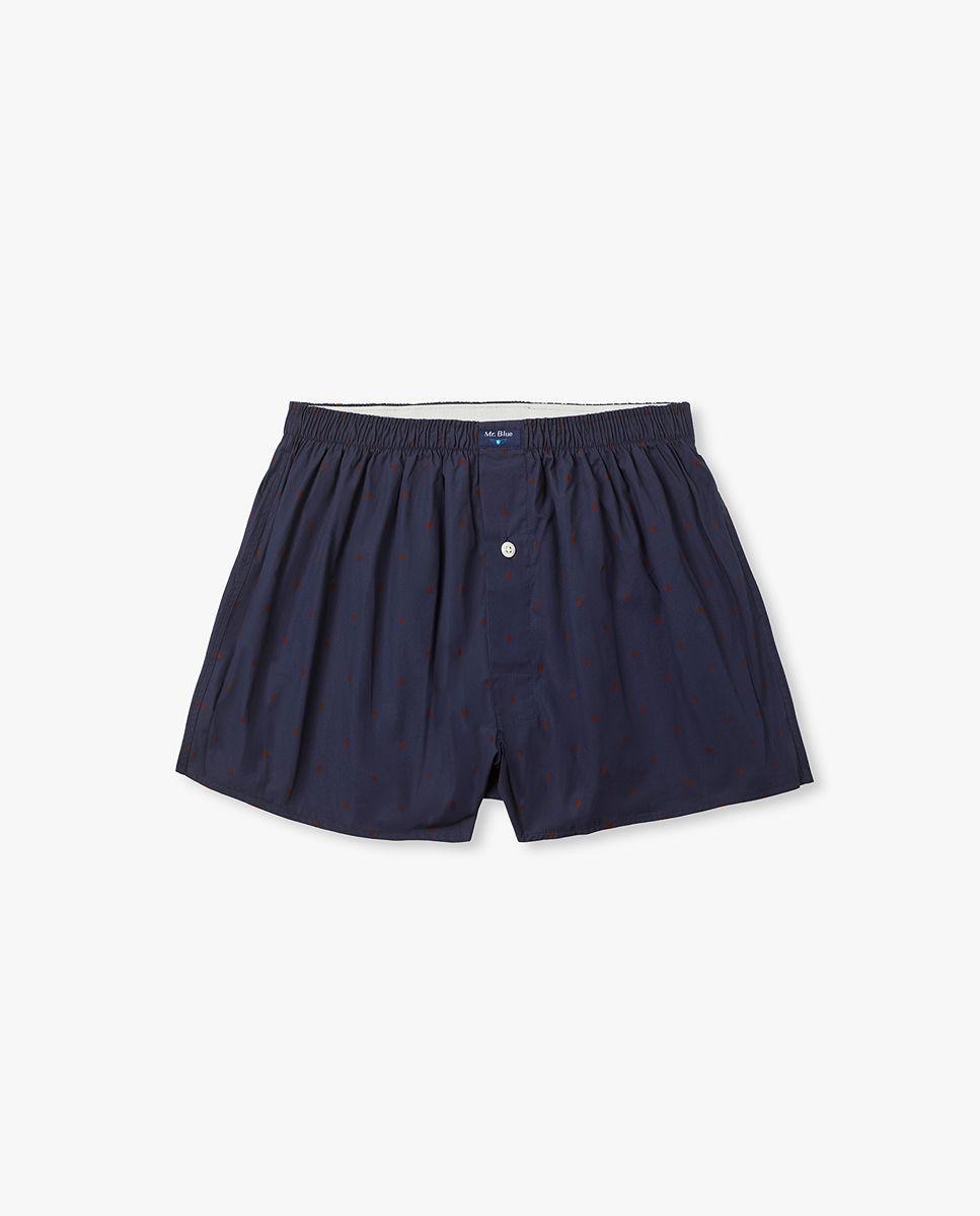 Imagem 0 de Boxers classic fit azuis padrões