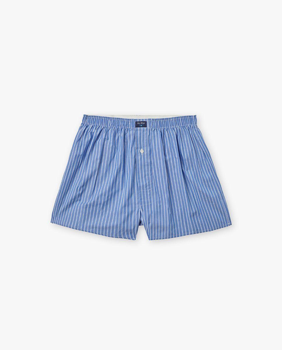 Imagem 0 de Boxers classic fit azuis riscas
