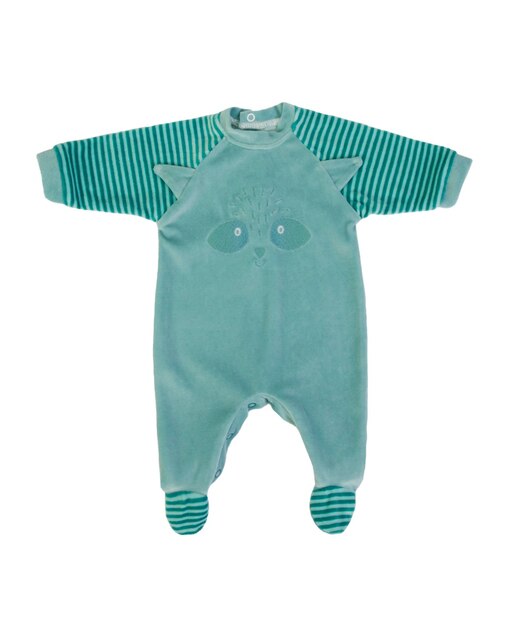 Babygrow em veludo orgânico