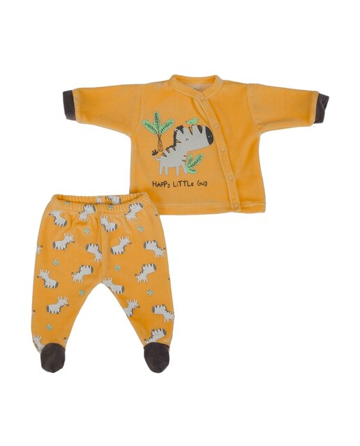 Conjunto de 2 peças em veludo orgânico